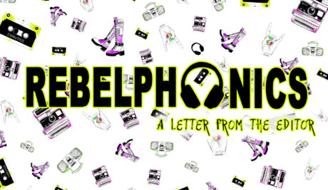 Banner with rebelphonics logo with 