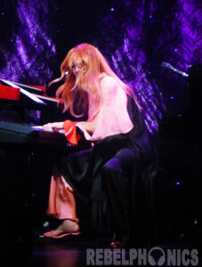 Photo by Annie Govekar for Rebelphonics.com Tori Amos performs at the Beacon Theatre in New York City. 6/29/23