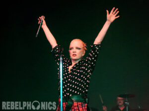 Photo by Annie Marie Govekar. Shirley Manson of Garbage performs at Pine Knob Music Theatre in Clarkston, MI. 7/6/23