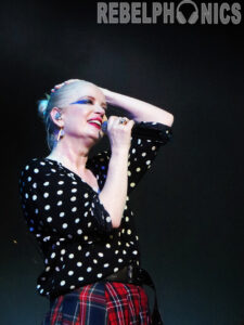 Photo by Annie Marie Govekar. Shirley Manson of Garbage performs at Pine Knob Music Theatre in Clarkston, MI. 7/6/23