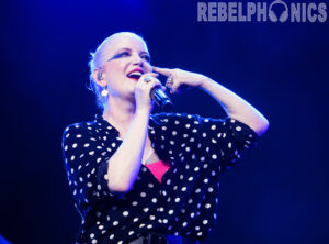 Photo by Annie Marie Govekar. Shirley Manson of Garbage performs at Pine Knob Music Theatre in Clarkston, MI. 7/6/23