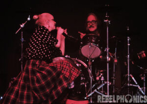 Photo by Annie Marie Govekar. Shirley Manson and Butch Vig of Garbage performs at Pine Knob Music Theatre in Clarkston, MI. 7/6/23