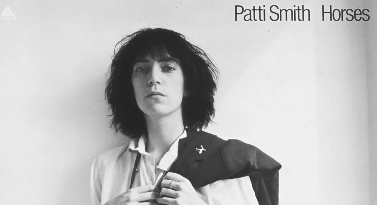 Cover of Patti Smith's Horses. Photo by: Robert Mapplethorpe