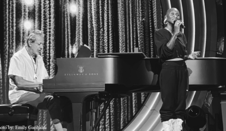 Jeff Goldblum & Cynthia Erivo at ‘Wicked’ performance in LA, 2025 (Emily Garibaldi)