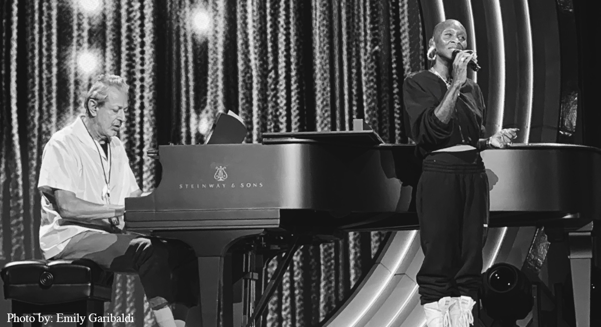 Jeff Goldblum & Cynthia Erivo at ‘Wicked’ performance in LA, 2025 (Emily Garibaldi)